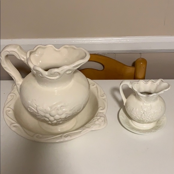 Other - Handmade ceramic pitcher set